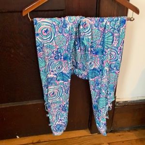 Simply Southern Leggings with ankle cut outs